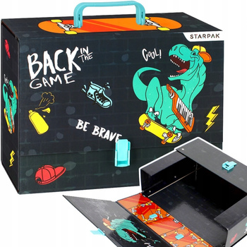 Teczka Z Raczka A4 95mm Skate Dino Starpak