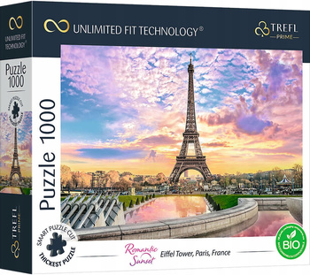 Puzzle 1000 Romantic Sunset: Eiffel Tower TREFL