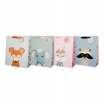 Torebka Prezentowa 26x32 Mysz, Słoń, Incood