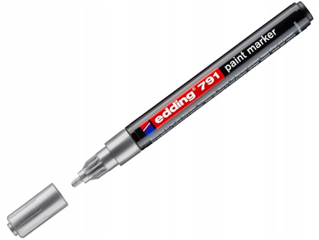 Marker E-791 1-2Mm Lak.Srebrny Edding, 1 sztuka