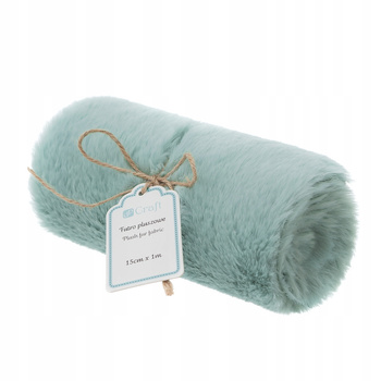 Futro Pluszowe 15Cm X 1M, Miętowy Dpcraft