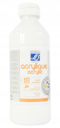 Farba Akrylowa 500ml Biała Lefranc Bourgeois