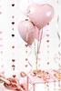 Balon Foliowy Serce, 45 Cm, Jasny Różowy Partydeco