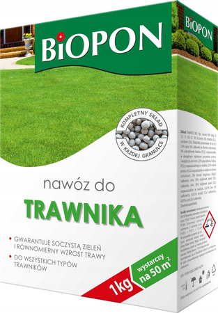 Nawóz Do Trawnika Granulat 1Kg Biopon