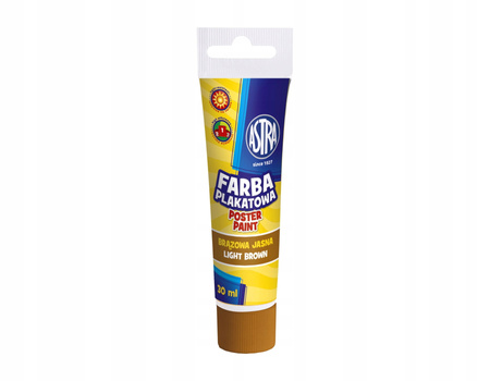 Farba Plakatowa Tuba 30 Ml - Brązowa Jasna Astra