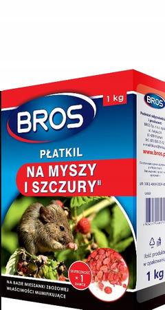 Płatki Na Myszy Szczury 1KG. Bros