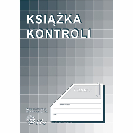 Druk Książka Kontroli A4. Michalczyk