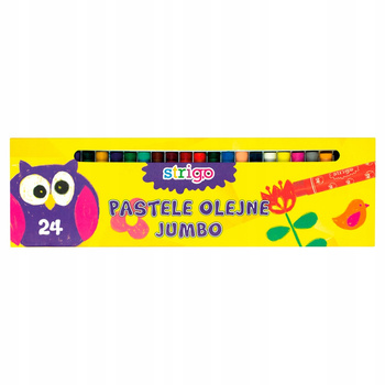 Pastele Olejne Jumbo 24 Kolory Strigo