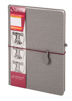 Notes Renesans B5 Kropki Szary Antra