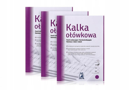 Kalka Ołówkowa A4/25A.