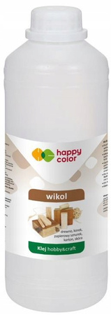 Klej Wikol premium, butelka 500g, Happy Color