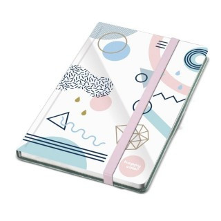 Happy Notes, Kolekcja Style-Diament, 80G/M2, 14X20Cm, 96 Ark, Happy Color