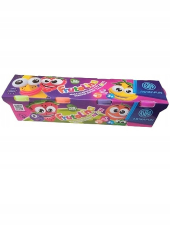 Masa Plastyczna Neon Frutolina Fun 4 Szt X 100 G Astra