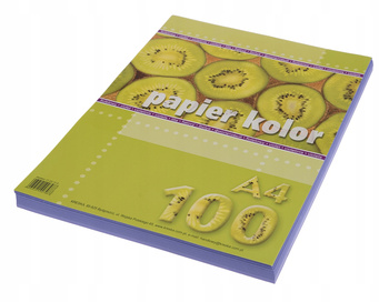 Papier A4-100 Fioletowy Kreska