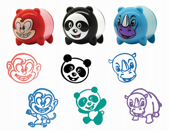 Pieczątka Dekor.Cute Animal Interdruk, 1 Sztuka