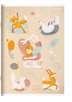 Zeszyt A6 32K Free&Wild Kratka Top 2000