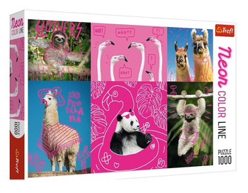 Puzzle 1000 Szalone Zwierzaki Trefl