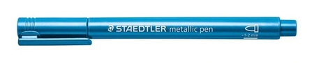 Marker Metaliczny Metallic Marker, Okrągła Końcówka, Niebieski, Staedtler, 1 sztuka