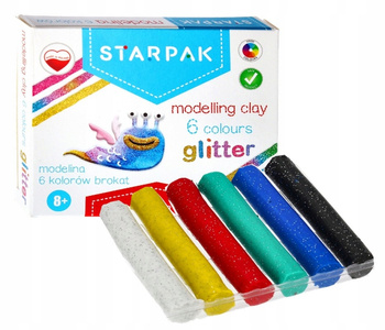 Modelina 6Kol Brokatowa Starpak