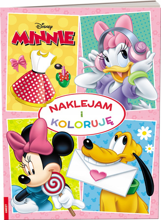 Minnie. Naklejam I Koloruję Ameet