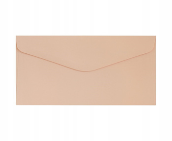 Koperta Dl Gładki Brzoskwi.120g 10szt Galeria Papieru