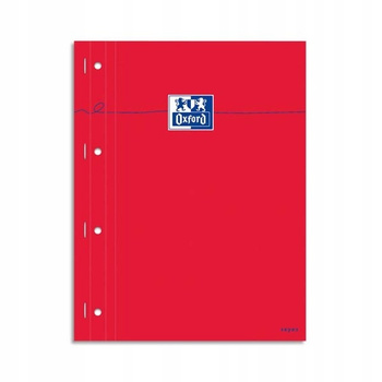 Brulion A4 160str Z Perforacją Linia kratka Specjalna 43841 Oxford