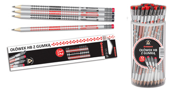 Ołówek Trójkatny Z Gumką 1 Sztuka Penmate.