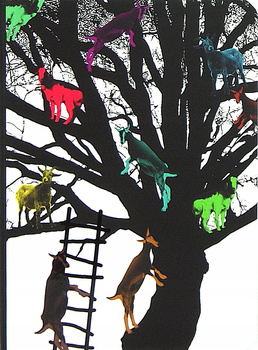 Notes Narcissus Gee Goat Tree 10X14 Peter Pauper