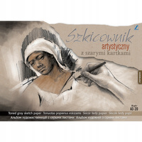 Szkicownik Art. Z Szarymi Kartonowa A3-20 Kreska