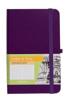 Notes Romantyzm A6 Linia Fiolet L/  Antra