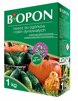 Nawóz Do Ogórków i innych roślin dyniowatych Granulat 1Kg Biopon