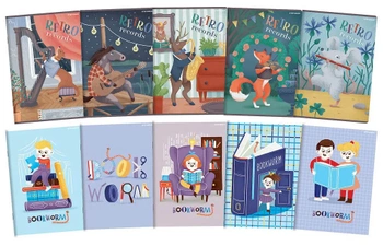 Zeszyt A5 32k Book/Retro Kratka 70g Top 2000