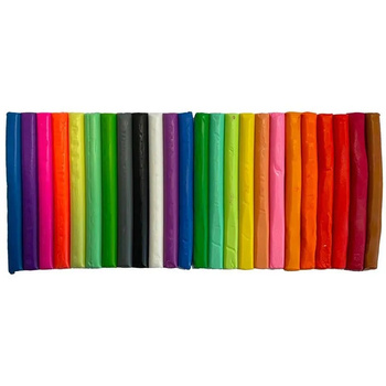 Plastelina Mix 24 Kolory Derform