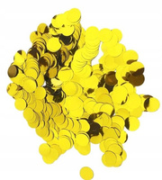 Konfetti Kółka, Złoty, 15g Partydeco