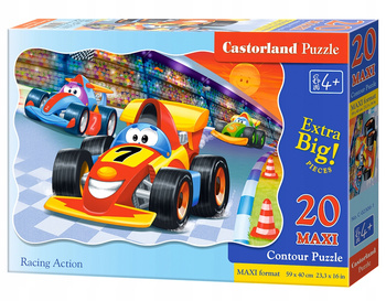 Puzzle 20 Maxi Racing Action Castorland