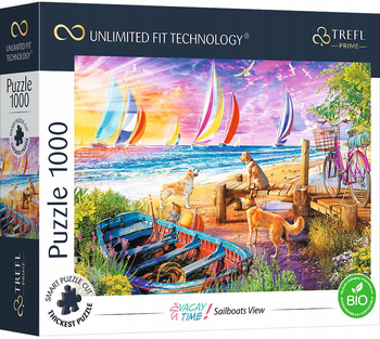 Puzzle 1000 Vacay Time: Sailboats View TREFL