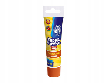 Farba Plakatowa Tuba 30 Ml - Pomarańczowa Astra