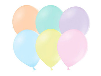 Balony Strong 30cm, Pastel Mix Partydeco