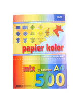 Papier Mix A4-500 Kolorowy 10 Kolor. Kreska