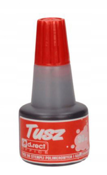 Tusz Do Stempli 30ml Czerwony Titanum