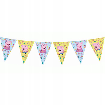 Banner Peppa Pig, 9 Flag, 230 Cm Godan