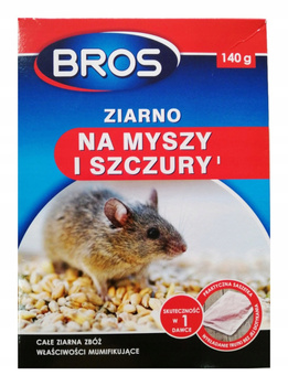 Ziarno Na Myszy Szczury 140G. Bros