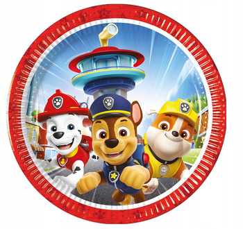 Talerz Pap  200 Paw Patrol Go Op8szt Foliowy Starpak