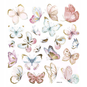 Naklejki Boho Butterflies 22 Szt Dpcraft