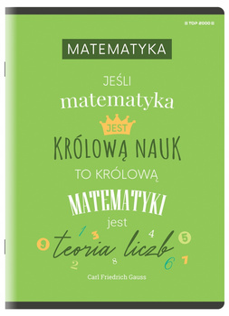 Zeszyt Matematyka A4 60k Kratka 70g Top 2000