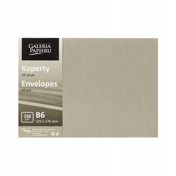 Koperta B6 Pearl Srebrny K 150 Galeria Papieru