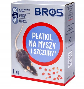 Płatki Na Myszy Szczury 1KG. Bros