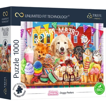 Puzzle 1000 Cuteness Overload: Doggy Peekers TREFL