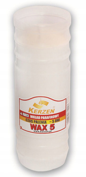 Wkład Wax-5 185mm x 65mm 5 Dni (24s) Kerzen