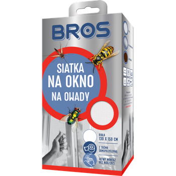 Siatka Na Okno 130X150 Biała Bros